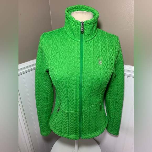 Spyder Jackets & Coats Spyder Cable Stryker Knit Fleece Jacket